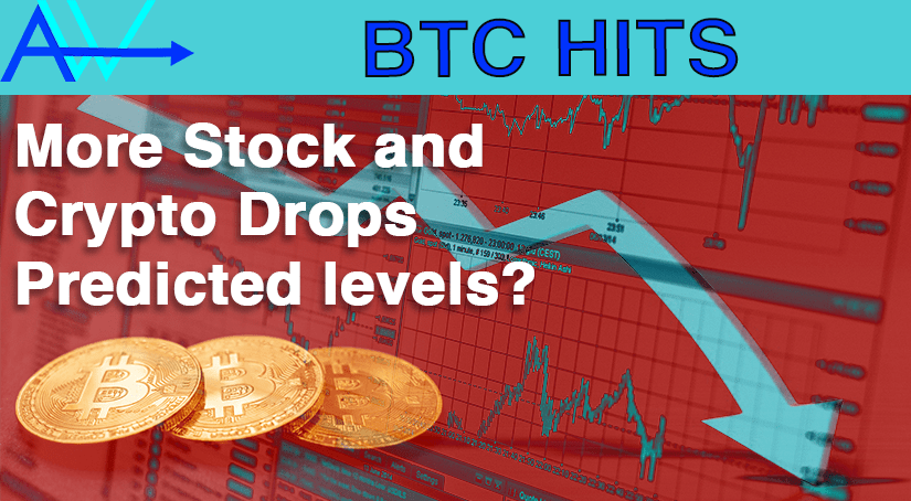 More Stock and Crypto Drops - predicted levels?