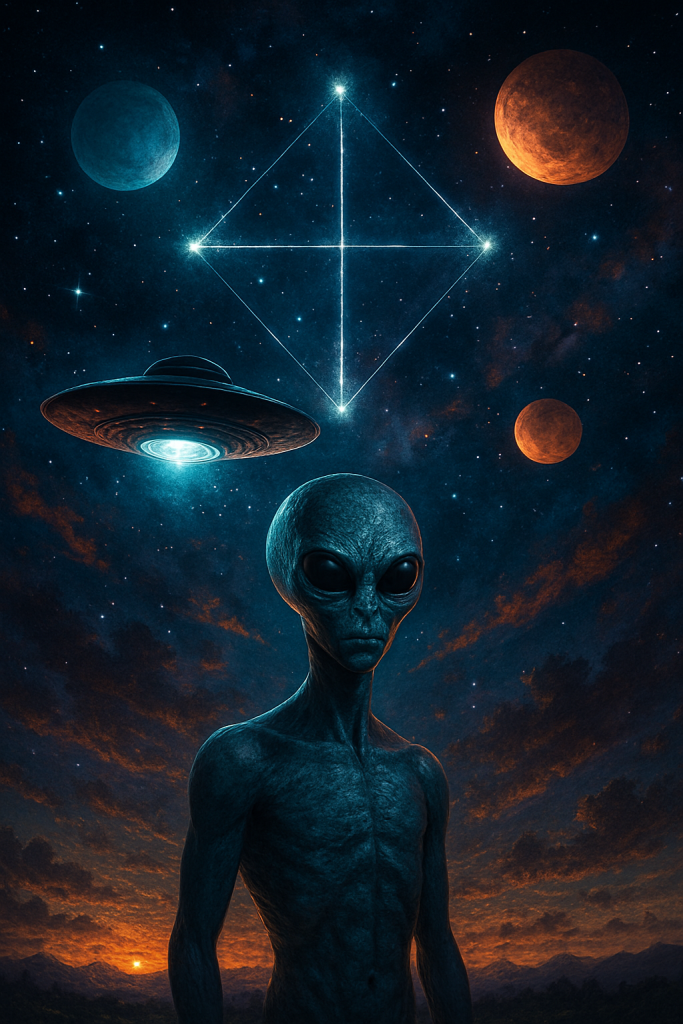 Astrology T-Square UFO Contact