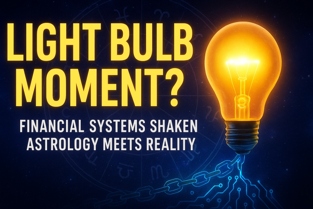 Light Bulb Moment Financial Astrology