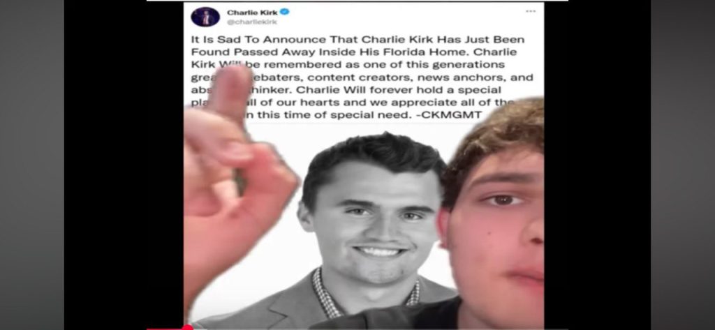 Charlie Kirk died at home announced
