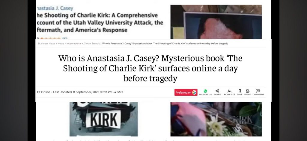 Charlie Kirk memorial book released early