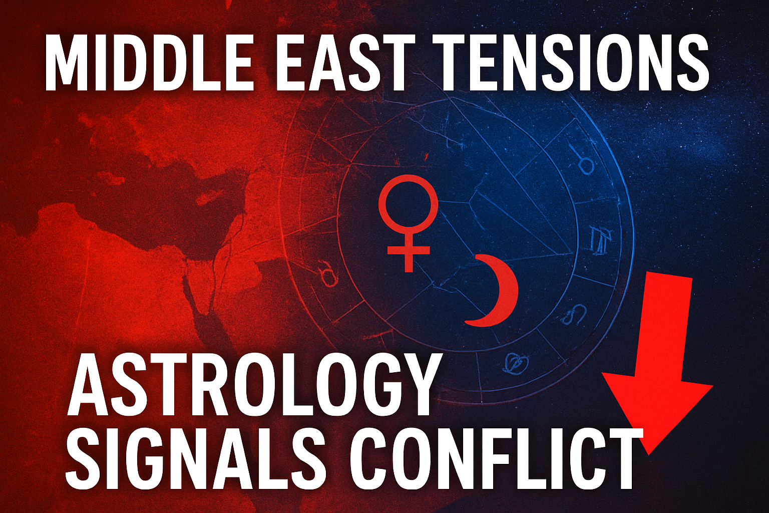 Middle East conflict astrology