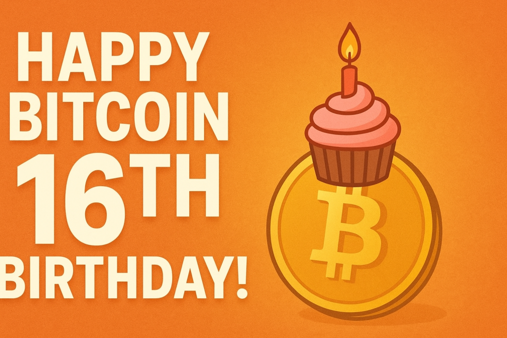 Bitcoin celebrates 16