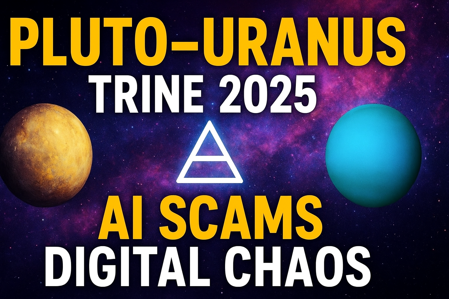Pluto Uranus trine 2025