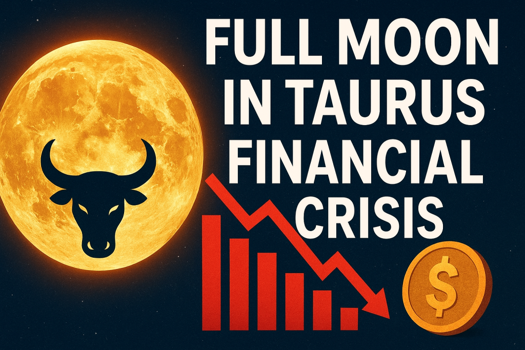 Full Moon in Taurus financial crisis
