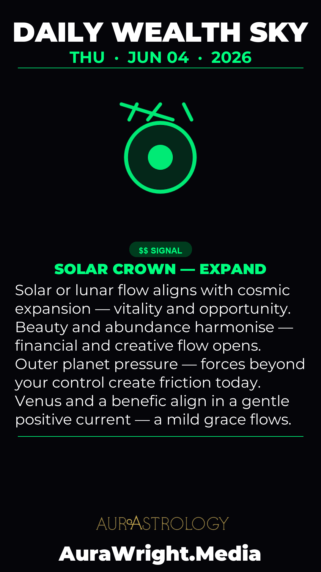 Wealth Sky Astrology June 4