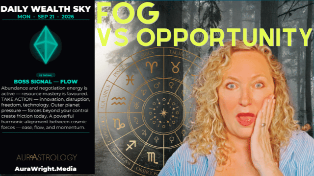 astrology - Neptune Fog Meets Boss Signals: Your Week Decoded - Crypto Astrology - AuraWright.media