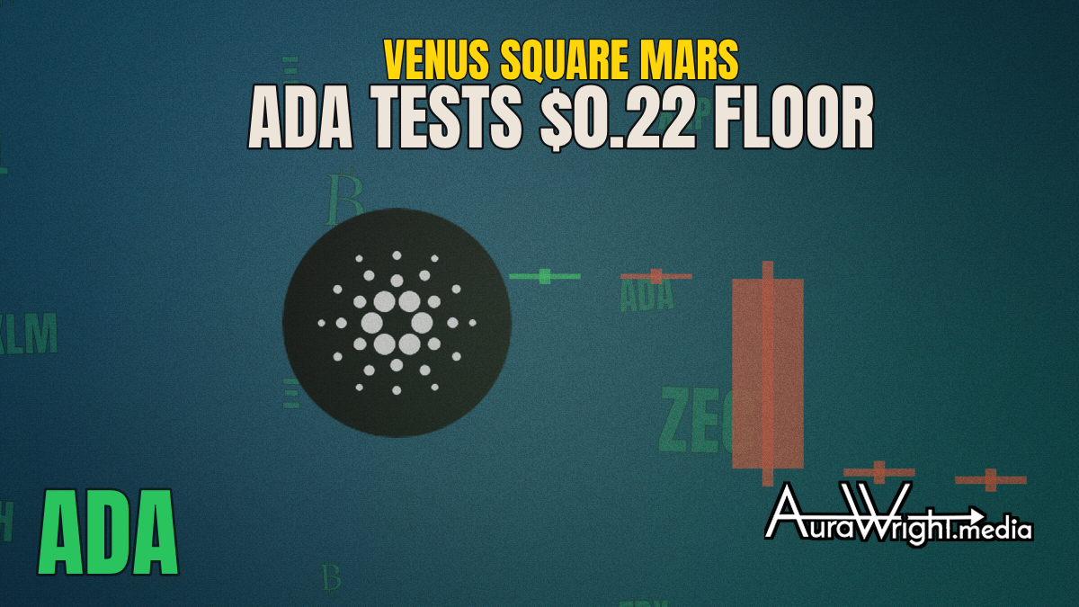 Did Venus Square Mars Flush ADA Below $0.22? — Venus Square Mars flush ADA — AURASTROLOGY by Aura Wright