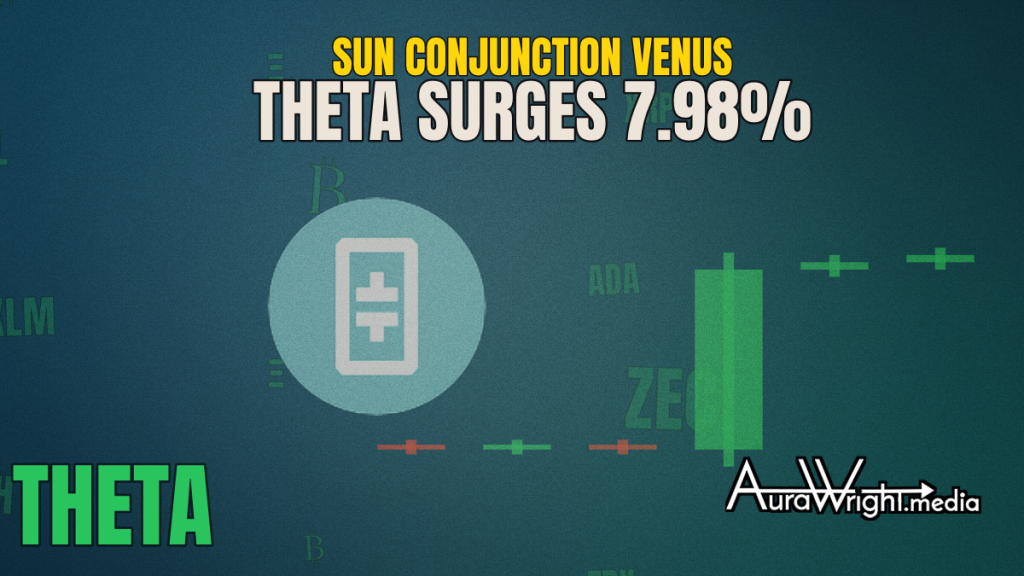 Did Sun Conjunction Venus Lift THETA 7.98% Just Now? — Sun Conjunction Venus lift THETA — AURASTROLOGY by Aura Wright