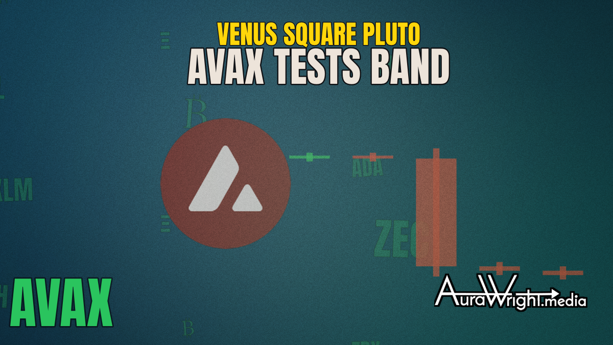 Did Venus Square Pluto Flush AVAX to the Bollinger Band? — Venus Square Pluto flush AVAX — AURASTROLOGY by Aura Wright