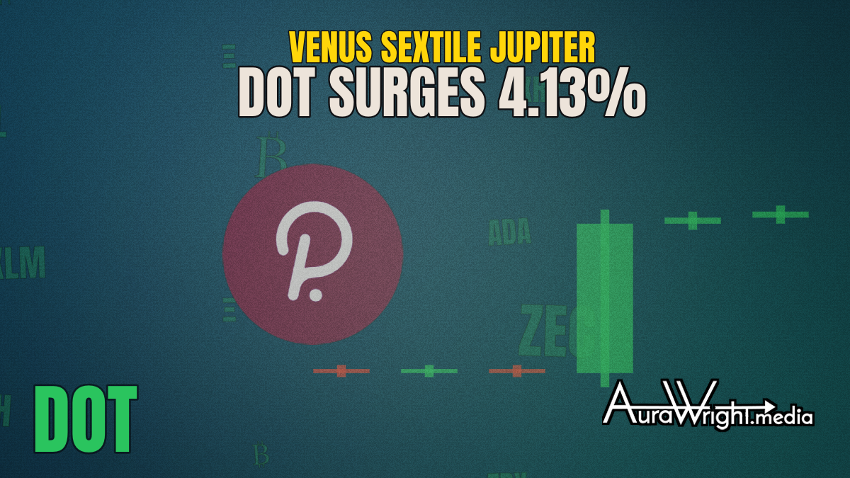 <strong>DOT</strong> Surges 4.13% — Venus Sextile Jupiter <strong>FINALLY</strong> Delivers!! — DOT surges Venus Jupiter — AURASTROLOGY by Aura Wright”/></figure>



<p class=